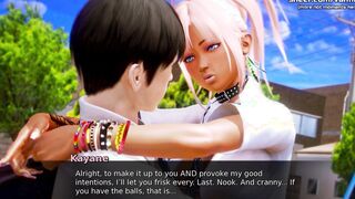 Waifu Academy | Incredible Slutty Pink Hair 18 With Huge Juicy Titted Risky Hand Job Inside Outside | My sexiest gameplay moments | Part #24
