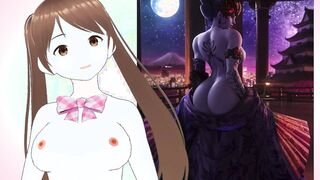 Try Not To Cum Challenge to Anime Overwatch (Rule 34, Lewd VTuber)