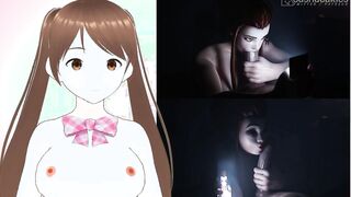 Try Not To Cum Challenge to Anime Overwatch (Rule 34, Lewd VTuber)