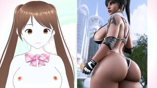 Try Not To Cum Challenge to Anime Overwatch (Rule 34, Lewd VTuber)