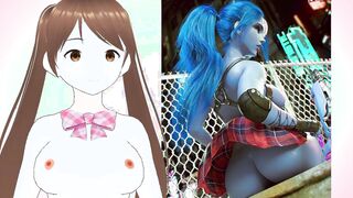 Try Not To Cum Challenge to Anime Overwatch (Rule 34, Lewd VTuber)