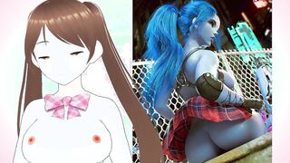 Try Not To Cum Challenge to Anime Overwatch (Rule 34, Lewd VTuber)