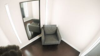 FITTING-ROOM - When Melena Maria wears pantyhose she wants to plowed her twat