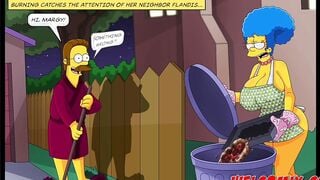 Flandis Fucking The Simptoons Hotties! Pepperoni pizza! The Simptoons