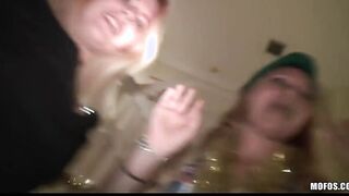 Turned On Young College Girl are screwed in hot sex party gang-bang party