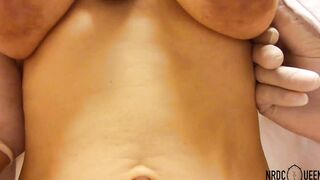 Amateur Milf nurse gets vagina licked and shaking Orgasm