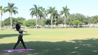 Reality Kings - Arias shows off her Beauty yoga twat