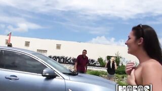 Mofos - Erotic girls flash cars and have sex