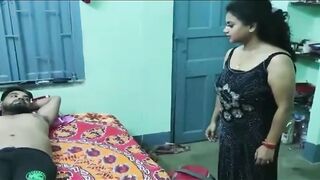 Cheating Boyfriend shares his Teen18+ girlfriend Sudipa with his friend for rough fuc