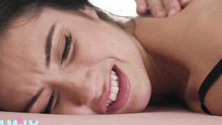 Slutty Teenie Step Sister Jazmin Luv Fucks Rough Penis After Rubs