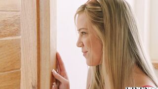 VIXEN Sexsual Eve & husband seduce their Goddess au pair Avery