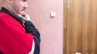 Lucky plumber fucking this dark hair sexy