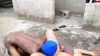 Young Boy 19yo takes on milf NEIGHBORS to an Uncompleted Building to got His Seed into Her