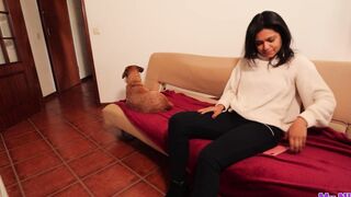 Cheating whore is punish boned for her actions. Hard sex, throat banged, slapping, spanking, cum on face | My Nina
