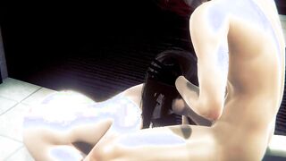 Animated uncensored 3d -Lili sex into university bathroom - Japanese oriental Manga Hentai Video Game Porn