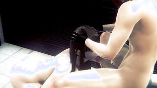 Animated uncensored 3d -Lili sex into university bathroom - Japanese oriental Manga Hentai Video Game Porn