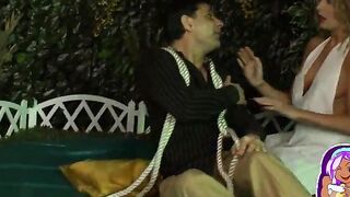 Erotic Jane and Stacey Satisfy A Man Into The Garden