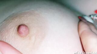 My lustful stepsister let me grope her natural jugs