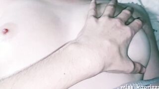 My lustful stepsister let me grope her natural jugs