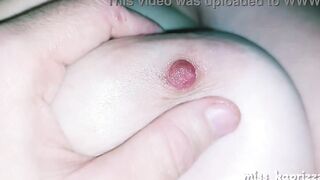 My lustful stepsister let me grope her natural jugs
