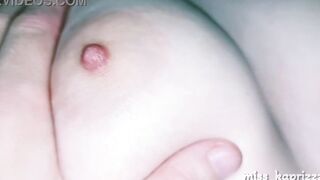My lustful stepsister let me grope her natural jugs