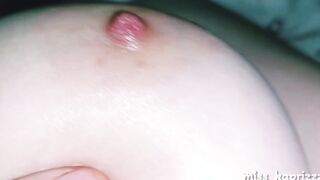 My lustful stepsister let me grope her natural jugs