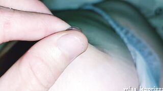My lustful stepsister let me grope her natural jugs