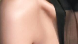 Stairway Strip and Masturbation Bimbo two
