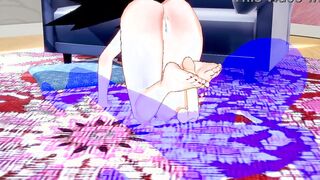 My Hero Academia Animated - Kayama Nemuri Toejob and cowgirl boned - Japanese eastern Manga Hentai Sex Tape Game Porn