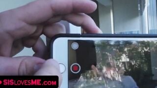 SisLovesMe - Pervert Stepbro And His Friend Take Turns On Fucking His Bae StepSis