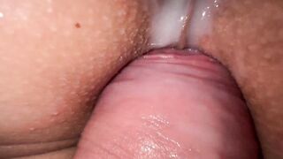 Close up banged! creamy tight snatch, cheating sex with roommate