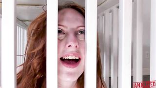 AHEGAO WOMEN ALEX HARPER INTENSE ANAL SEX AND CUM SHOWER IN OF A CAGE