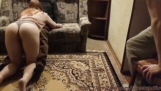 Your mistress is busy now. Wait cuckold