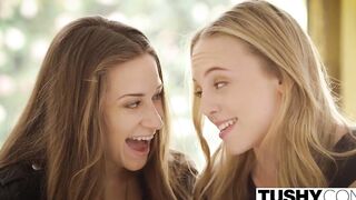 TUSHY Babes Cassidy Klein and Aubrey Celeb Do Anal