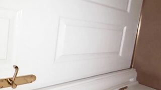After the first day she boned her next door she gave him the key at the door. He left the job. She was s. and waking up she took it and put it into the cock. She let go of her jizzed inside her snatch and she squirt.