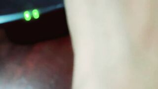 Neighbors invites me to have the game and I end up finger fuck her, she wants a ball and stick