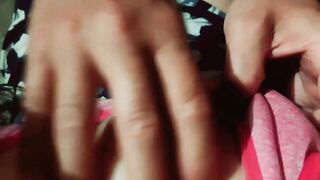 Neighbors invites me to have the game and I end up finger fuck her, she wants a ball and stick