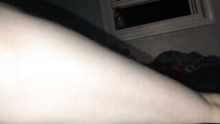 Making this white Snowbunny nut all over my penis