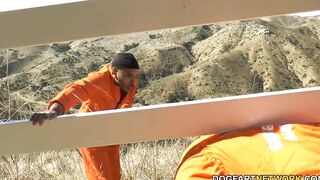 Prison Fugitives With Long African Dick Screwed Eliza Ibarra Into Front Of Her Cuckold Hubby