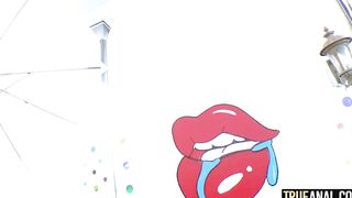 TRUE ANAL Turned On londe Charlotte Sins comes back for another anal pounding