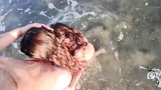 Rough Sex with a Goddess Teenager inside a Beach.. Almost got Caught !! Amateur Lovers Bonnie Clyde