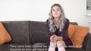 Russian goddess with huge boobs Tieny casting