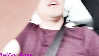 Bombshell Slim Teenie Almost Getting Caught Fucking on Road Trip