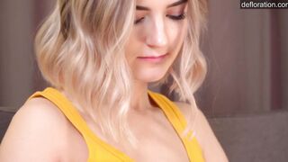Tieny Pure first time masturbation with orgasms