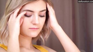 Tieny Pure first time masturbation with orgasms