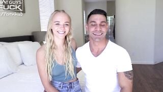 Ripped European Stud Fucks Small Blonde Barely Legal With His Big Uncut Penis