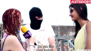 BumsBesuch - Coco Kiss Lusty German Bae Gets Dicked Down By Newbie Bro Public - LETSDOEIT