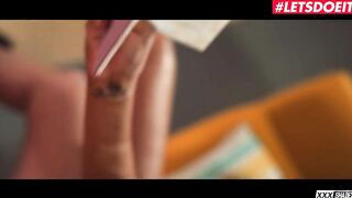 XXXShades - Luna Corazon Beauty Brazilian Black Hardcore Banging With A Huge Penis At The Book Club - LETSDOEIT