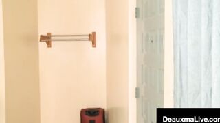 Big Boobed Stewardess Deauxma Slammed By Thick Penis Passenger Into Cheap Hotel!