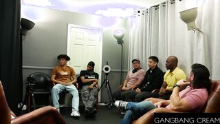 hot Blonde Cutie Interviewed , Blowing Dicks And Anal Creampied